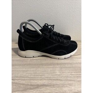 Dansko Leela Waterproof Sneaker Black Suede Leather EU Size 36‎ US Size 6-6.5